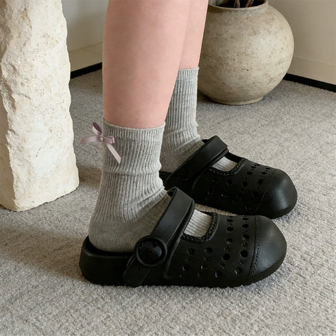 Chunky Mary Jane Buckle Clogs