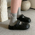 Chunky Mary Jane Buckle Clogs