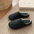 Quiet Minimal Closed-Toe Home Slippers