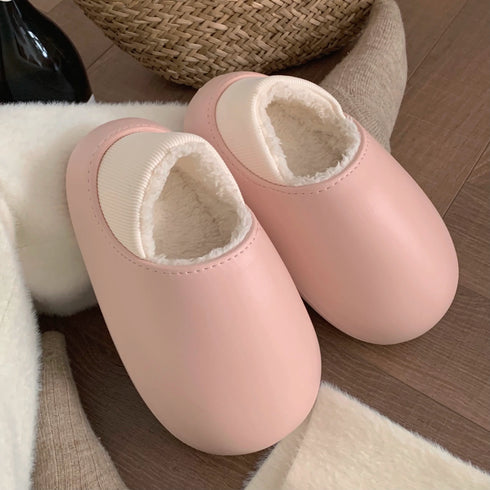 Cozy Waterproof Puffy Bread Slippers