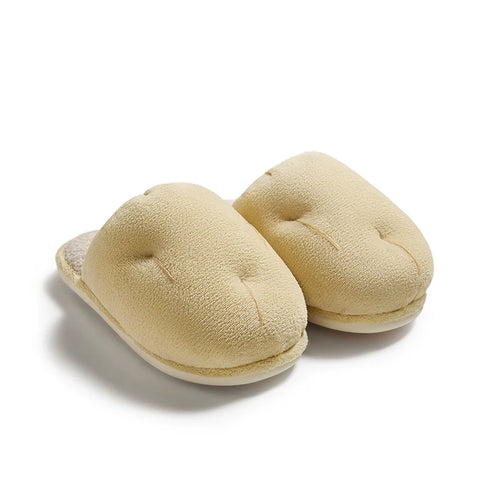 Cozy Potato Shape Fleece Slippers