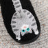 Funny Hanging Cat Plush Slippers