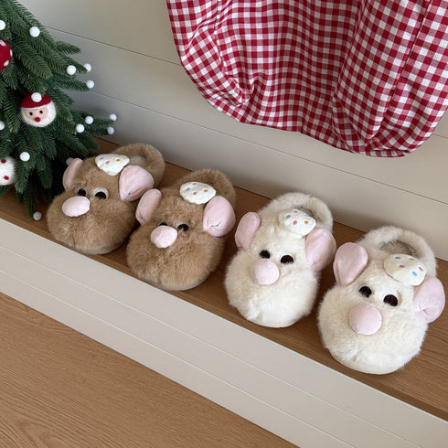Chef Mouse Indoor Plush Slippers