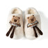 Fuzzy Capybara Doll Plush Slippers