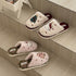 Holiday Tree Fleece House Slippers
