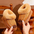 Snuggly Fur Cuff Winter Slippers