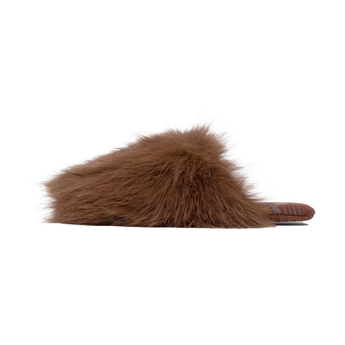 Plush Faux Fur House Slippers