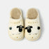 Fuzzy Sheep Applique Indoor Slippers
