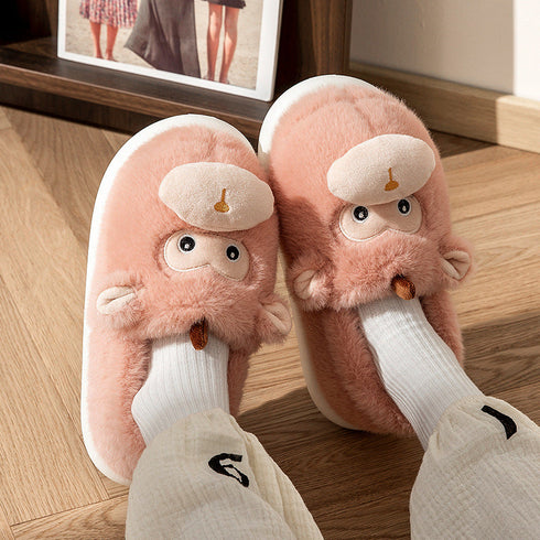 Cheeky Monkey Plush House Slippers