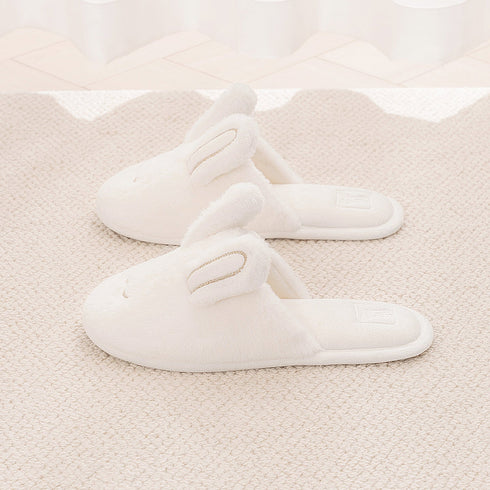 Bunny Ears Plush Warm Slippers