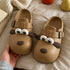Whimsical Puppy Face Chunky Clogs