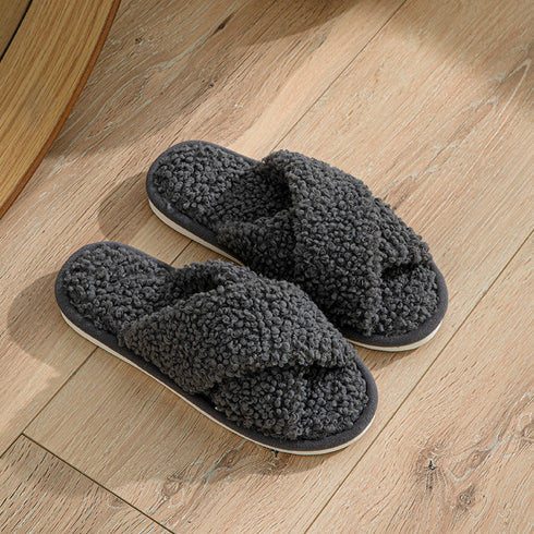 Loopy Crossband Lounge Slippers