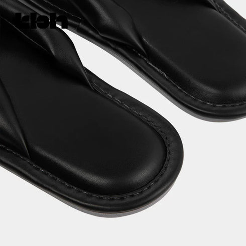 Prowling Panther Puffy Strap Flip Flops
