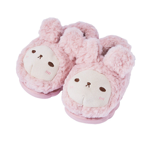 Cozy Bunny Ear Fuzzy Slippers