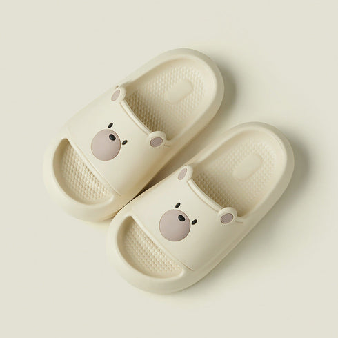 Playful Bear Face Soft Slides