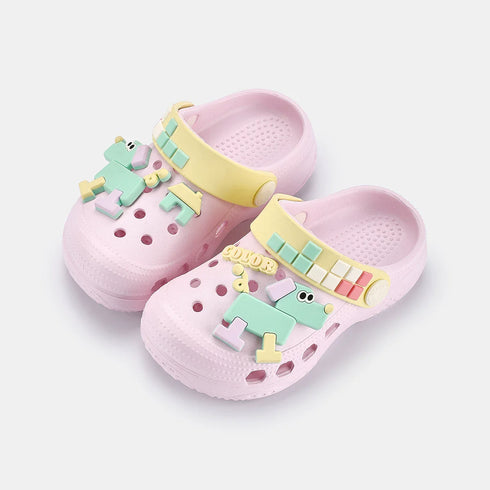 Puzzle Puppy Toddler Beach Clogs