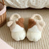 Fuzzy Cat Paw Platform Slippers