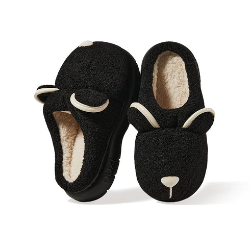 Fuzzy Teddy Ear Warm Slippers
