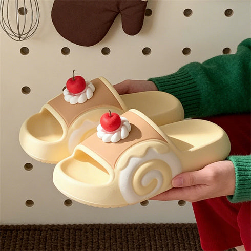 Sweet Swiss Roll Cake Slides
