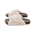 Two-Tone Plush Lounge Slippers
