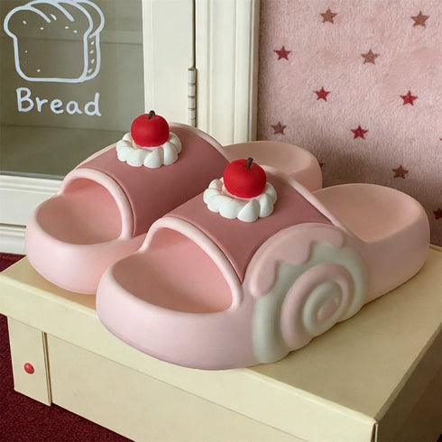 Sweet Swiss Roll Cake Slides