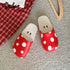 Mushroom Dots Closed-Toe Clogs