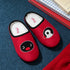 Mismatched Penguin Face House Slippers