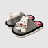 Funny Dog Checkered Warm Slippers