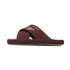 Breezy Embroidered Cross Strap Slides