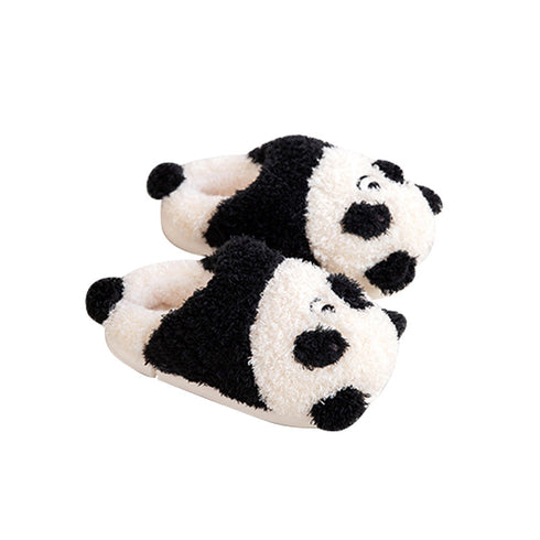 Cozy Panda Face Plush Slippers