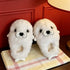 Plush Seal Winter House Slippers
