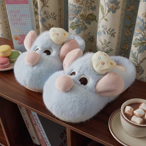 Chef Mouse Indoor Plush Slippers