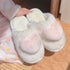 Puffy Heart Fluffy House Slippers