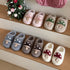 Spotted Mushroom Fuzzy House Slippers