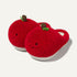 Apple Plush Stem Slippers