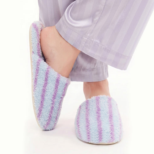 Plush Pillow Step House Slippers