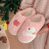 Apple Puppy Gingham Patch Slippers