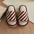 Chic Stripe Waffle Indoor Slides