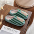 Striped Leopard Plush House Slippers