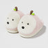 Playful Apple Dog Winter Slippers