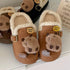 Cozy Capybara Plush Buckle Clogs
