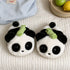 Bamboo Sprout Panda Plush Slippers