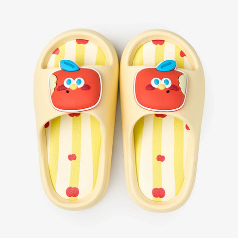 Cartoon Fruit Striped Kids Slides