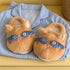 Snoozing Fish Mask Cat Slippers