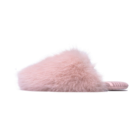 Plush Faux Fur House Slippers