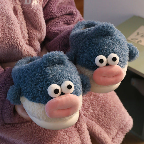 Goofy Big Lip Cartoon Slippers