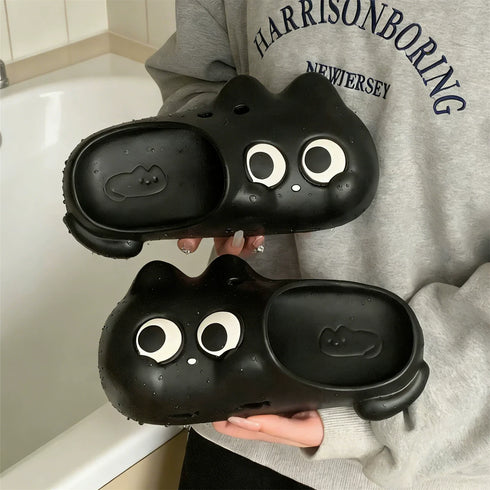 Quirky Big Eyes Cartoon Clogs