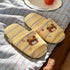 Striped Bear Terry Home Slippers