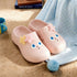Whimsical Star Face Platform Clogs