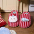 Striped Cat Fish Plush Slippers